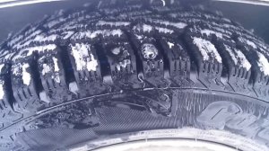 Cordiant Snow Cross пропускает воздух через шипы