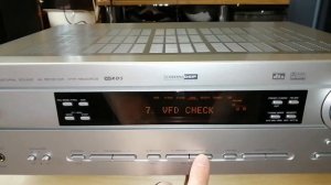 Yamaha HTR-5630 (rx-v340) сброс настроек на заводские. Factory reset. Меню диагностики.