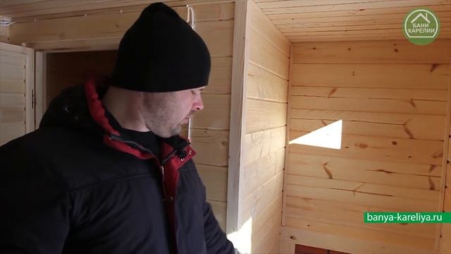 Баня под Бревно перевозная 6м с доставкой в Ленинградскую область! смотреть онлайн