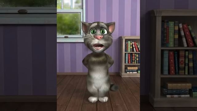 Talking Tom saying his prayers