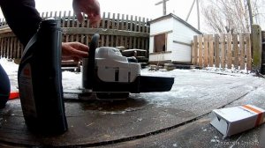 Пила Штиль.  Первый запуск.