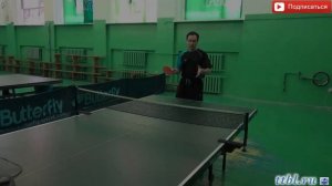 #Уроки настольного тенниса.  ЧАСТЬ 57  ОТРАБОТКА ТОП СПИНА