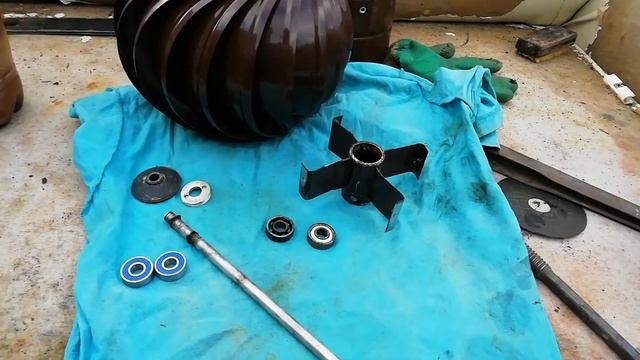 Турбо дефлектор после 1.5 года эксплуатации. Ремонт турбодефлектора. смотреть онлайн