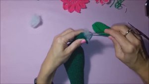 Кактус крючком часть 3