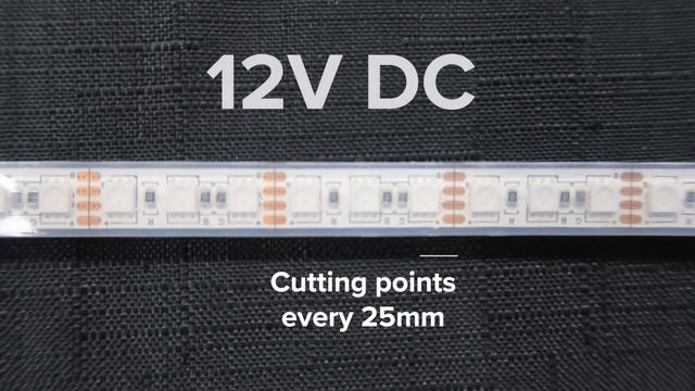 RGB LED strip with 120 LED per meter смотреть онлайн