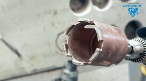 Сверление отверстий для подрозетников дрелью Интерскол ДУ22/1200ЭРП2 и Diamond Hit