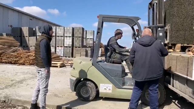 Погрузка Арболит Блока, Арболит Юг