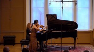 Luosha Fang (violin)/Allegra Chapman (piano)/Bacewicz  Partita for Violin and  Piano: I  Prelude