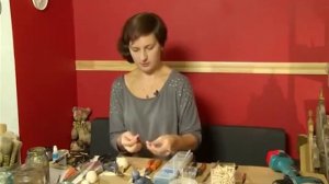 17  Штучная работа  Птица счастья из дерева и проволоки