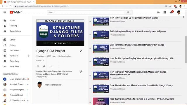 Django Tutorial for Beginners - Build CRM using Django Framework | 2022 смотреть онлайн