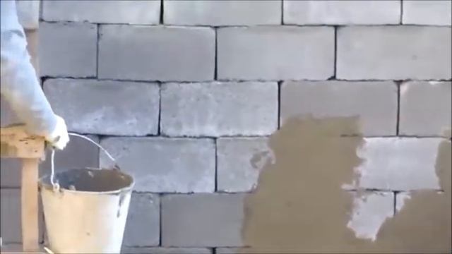 Правильная кладка и штукатурка дома из шлакоблока!!! смотреть онлайн