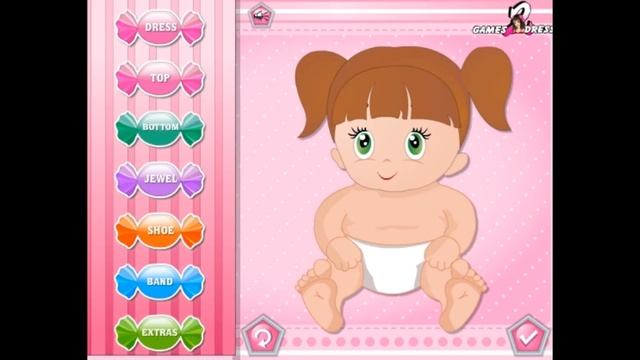 Baby dress - take care of baby - games for kids 3D смотреть онлайн