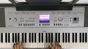 Easy piano leaning YAMAHA DGX 640 (Happy birthday)