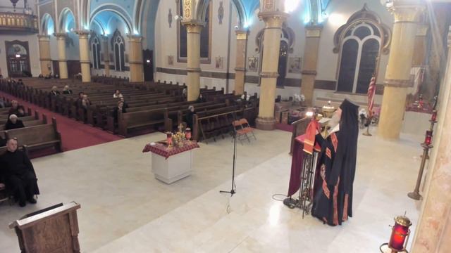 Проповідь Владики Венедикта - Великий четвер - Утреня Страстей ГНІХ з читанням 12 Євангелій смотреть онлайн