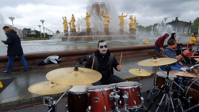 Queen - We Will Rock You. Rocknmob Moscow #9. Moscow. 2021. DrumLive