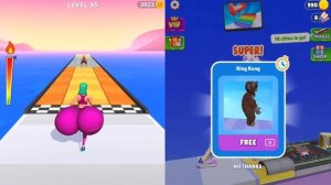 ASMR Tippy Toe Vs Twerk Race 3D All Levels Walkthrough Gameplay ? ? ? ?