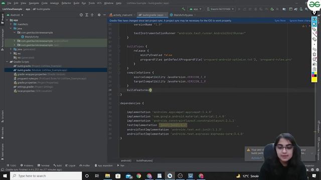 ListView using ArrayAdapter | Android | | Geetika Thakran | GeeksforGeeks JAVA смотреть онлайн