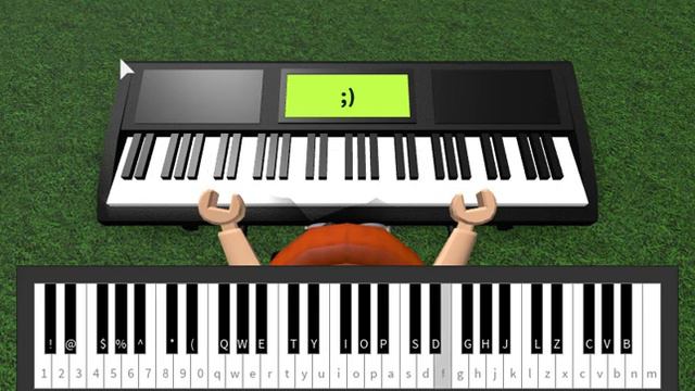 Playing famous songs/themes in a Virtual piano смотреть онлайн
