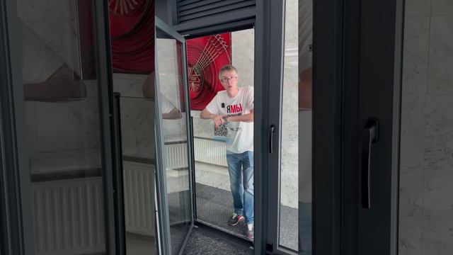 Французский  балкон  в системе  ALUMARK