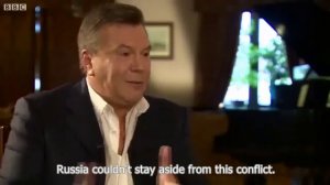 Viktor Yanukovych interview at BBC (06222015)
