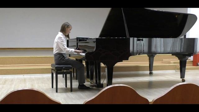 Милюкова Варвара. И.С. Бах. Трехголосная инвенция E-dur смотреть онлайн