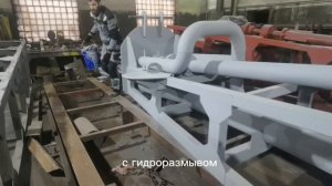 Работаем на производстве. Собираем валовые линии фрезы для собственных земснарядов и для заказчика.