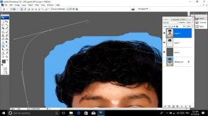 how to hair cut in Adobe Photoshop CS3 & 7.0 windows in Tamil video editor course free in you tube