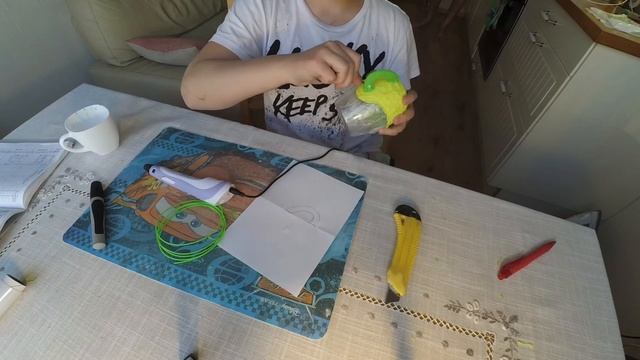 рисуем 3D ручкой, подстаканник.