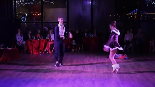 New Year Party/ Джайв. Анна Клементьева -  Александр Дегтярев