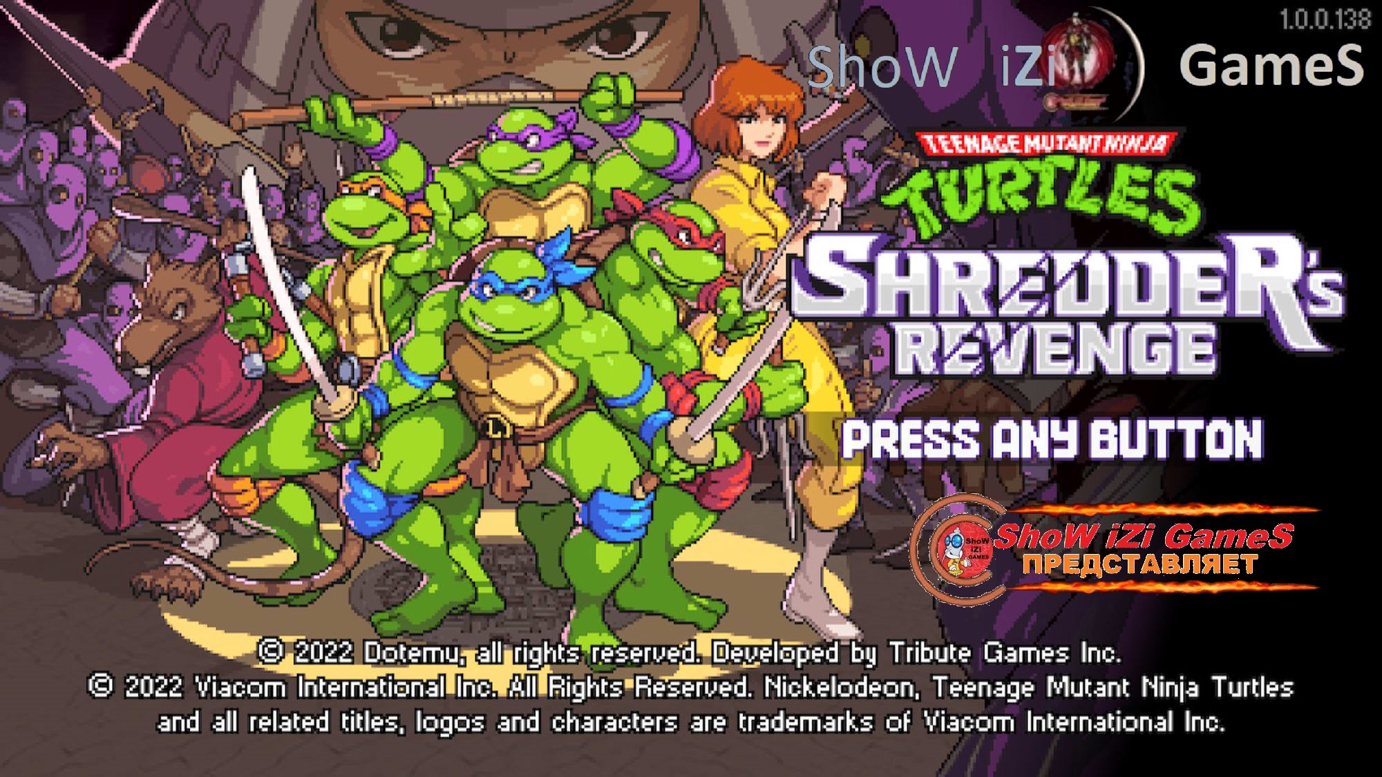 Turtles Shredder Revenge ps5