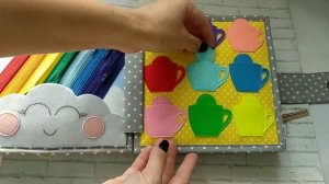 Книга из фетра для детей