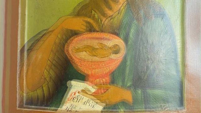 Икона святого Иоанна Предтечи - 18 век