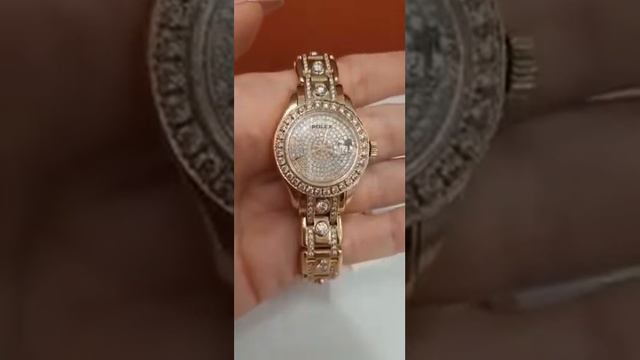 ПРОДАНО 🛑🛑🛑Золотые Часы Оригинал!ROLEX с Бриллиантами 4kt.710 Ватсап +79776173980 Яна