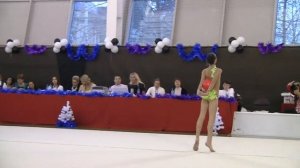 Золотова Софья 2002 мяч Мелодия зимы 14.12.13