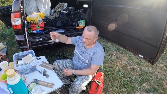 Рыбалка с ночёвкой.Вятка обмелела!!! смотреть онлайн