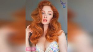 Робкая нимфа с огненными волосами - русская девушка Анджелина Мишель
