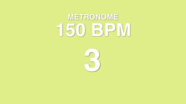 Metronome 150 BPM смотреть онлайн