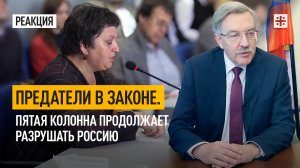 Предатели в законе. Пятая колонна продолжает разрушать Россию