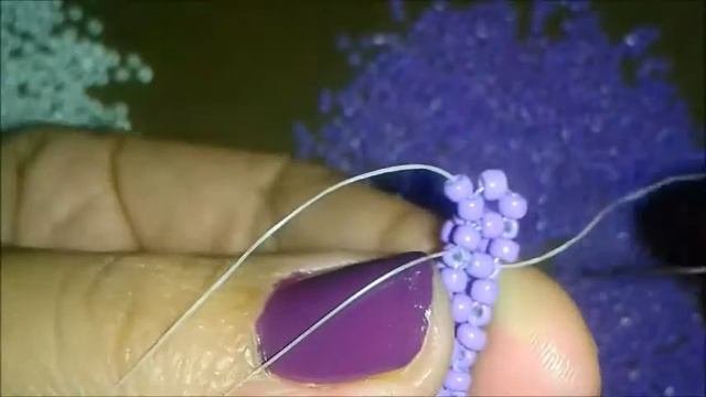 Кулон из бисера 