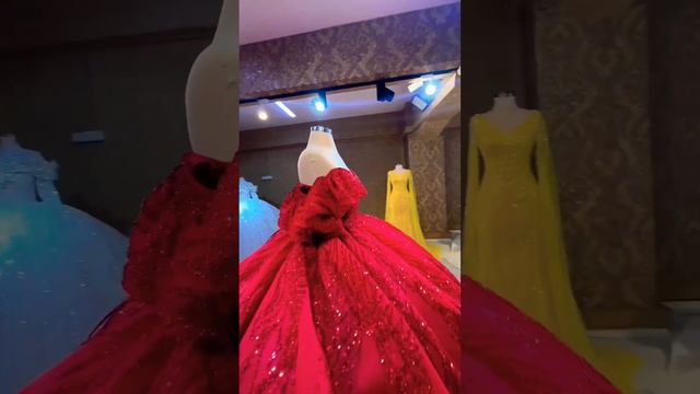 most beautiful red bridal dress ❤️ #fashion #viral #bridal  #weddingdress #style #youtubeshort