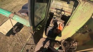 Уборка ячмена на Комбайне НИВА СК-5.