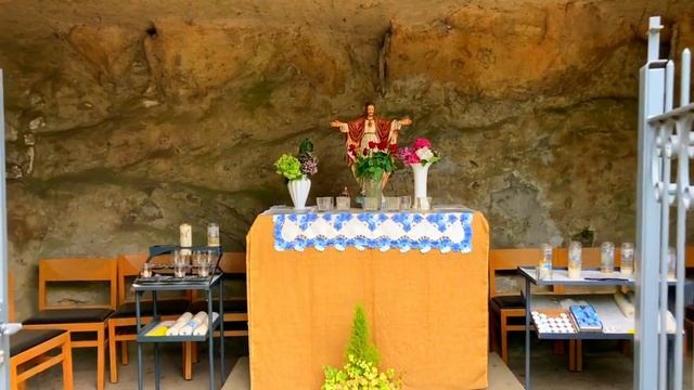 Святые места - грот Девы Марии//Holy places - The grotto of the Virgin Mary #святыеместа #религия
