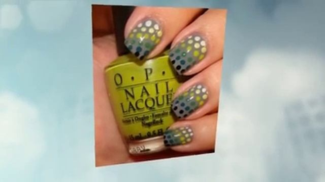 Декоративный маникюр с точками смотреть онлайн