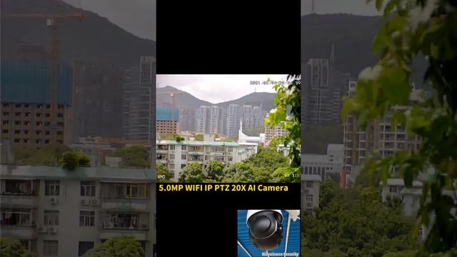 5MP WiFi PTZ 20X IP Camera Testing смотреть онлайн