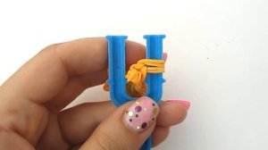 Покемон ЧАРМАНДЕР из резинок на рогатке | rainbow loom pokemon charmander