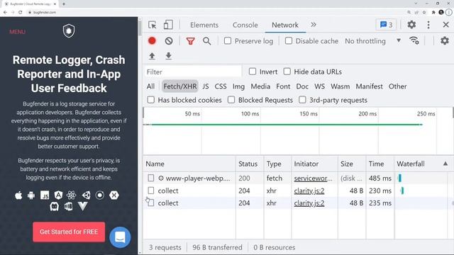 Google Chrome Dev Tools - Payload Tab