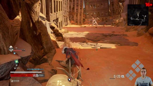 Code Vein ➤ Прохождение #16 ➤ Область О 11 город барханов, Хранительница Горла