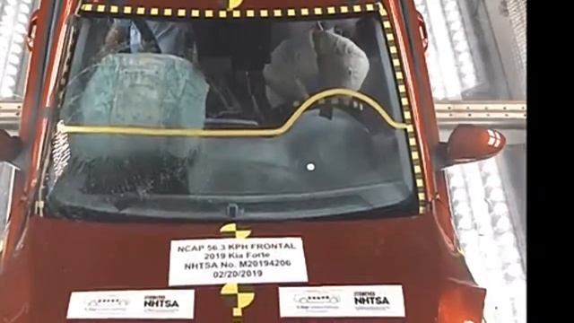 2019-2020 KIA Forte Cerato K3 #NHTSA crash test смотреть онлайн