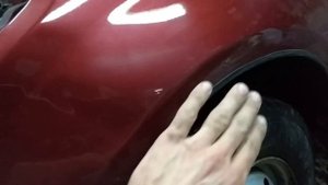 удаление вмятин на рено сандеро