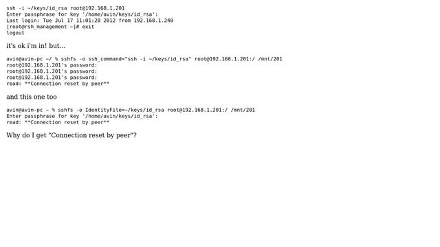 sshfs "Connection reset by peer" (2 Solutions!!) смотреть онлайн